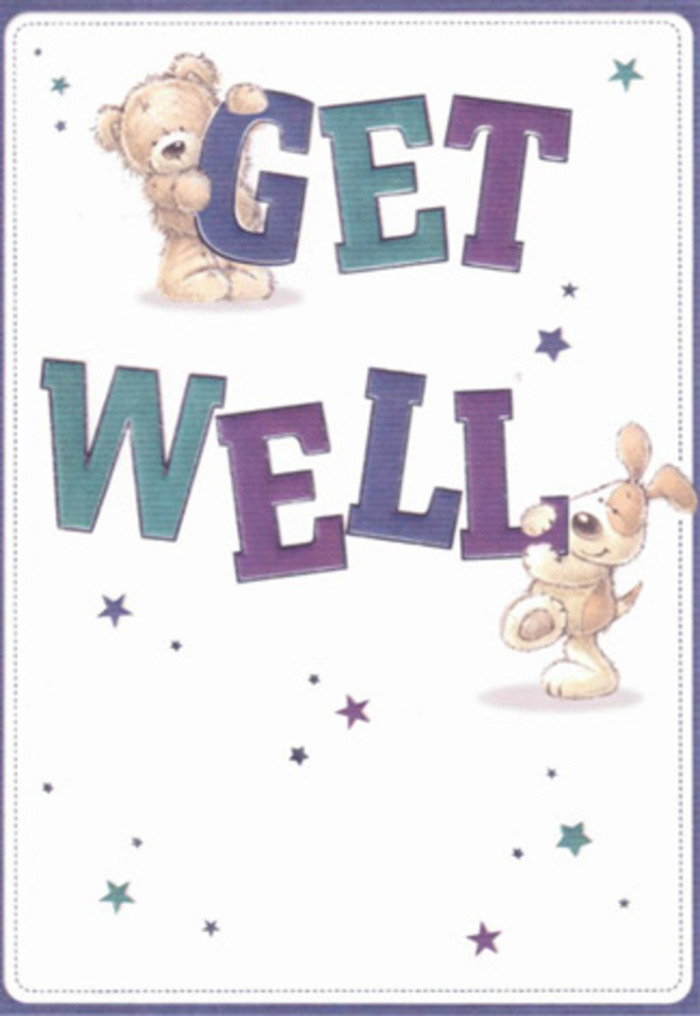 A celebration of gentle encouragement, this get well card beautifully captures the spirit of Shacklewell's neighbourly warmth. The illustration is alive-a friendly bear and a cheerful puppy share the spotlight, their endearing forms echoing the playful exuberance found at local Shacklewell markets. Playful stars, rendered in purples and aquas, swirl around them, as if scattering heartfelt wishes through the cool North London air. The bold, confident font-each letter shaded with gradients from indigo to teal-anchors the composition, much like a florist's hand-steadying the stems in an arrangement destined for a friend on Shacklewell Green. There's an almost tangible sense of touch in the fuzzy outlines of the bear and the droopy-eared pup, inviting comfort in every soft detail. Imagine sending this card together with a bouquet, freshly gathered from Flowers Shacklewell, its message and flowers working together to nurture the soul. The light, airy background sets off the playful chaos, creating a mood as uplifting as the first morning sunlight hitting a window on Rectory Road. Ideal for recipients of all ages, the card's design radiates genuine care-an uplifting gesture, whether slipped into a bouquet or hand-delivered to a loved one's doorstep in Shacklewell.